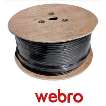 Webro CAI Approved Cable: 250m Black