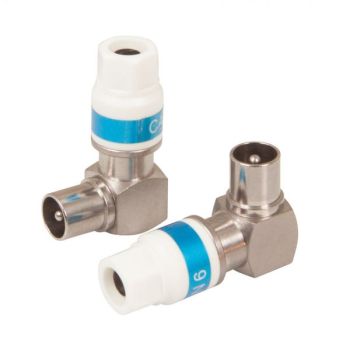 90 Degree Male Coax Connector