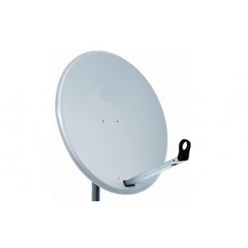 Tower 60/66cm Steel 'Easy Click' Satellite Dish - Anthracite