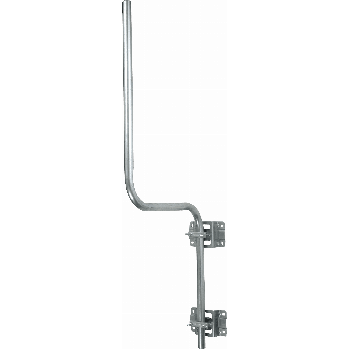 Blake 6'x1.5" Double Cranked Alu. Mast & Support Bracket